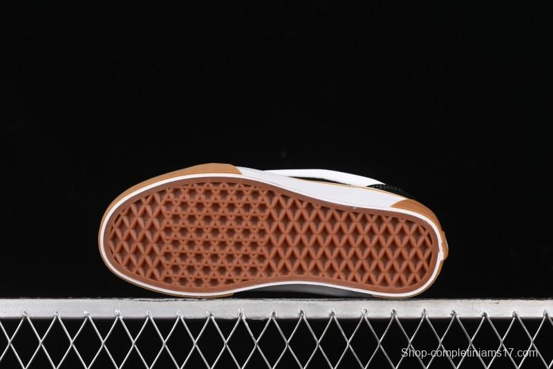 Vans Knu Skool Low Top Retro Casual Vulcanized Skate Shoes with Chunky Tongue - VN0009QCCJI