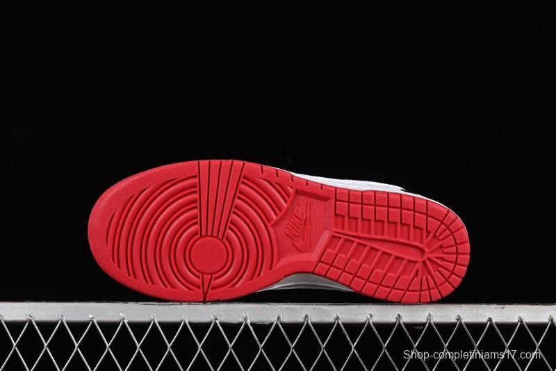 Nike SB Dunk Low UN Collaboration - White Black Patent Leather Anniversary Custom Low-Top Casual Skate Shoes - XB3802-349