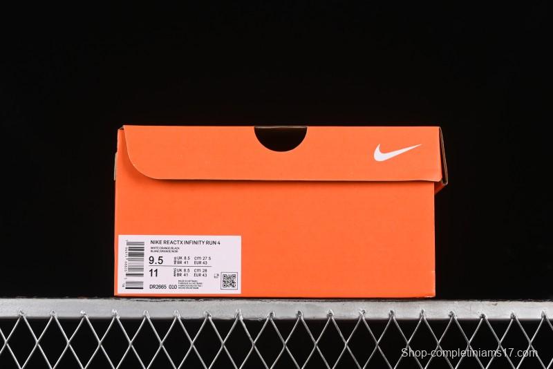 Nike ZoomX Infinity Run 4 Professional Cushioned Running Shoes with Knit Upper - DR2665-010