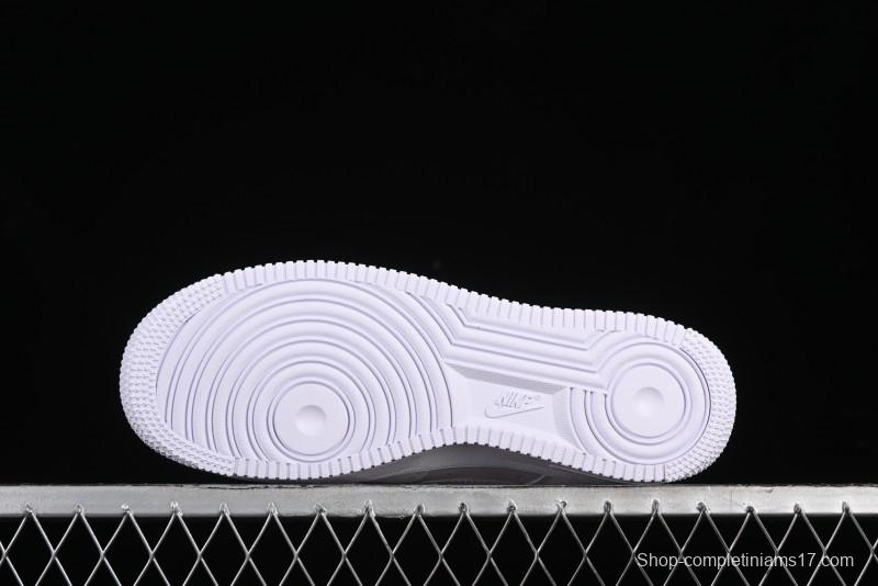 Nike Air Force 1 '07 Low Casual Sneakers with Anime-inspired White Pink Purple Spray Paint Design - CW2288-111