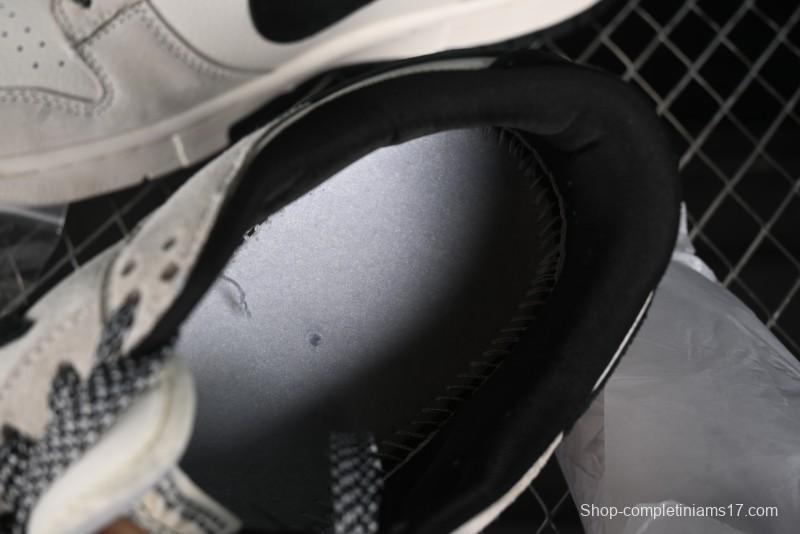 Nike SB Dunk Low x Supreme x Stussy Triple Collaboration Off-White Black Swoosh Anniversary High-End Custom Low-Top Casual Skate Shoes - SJ2068-270