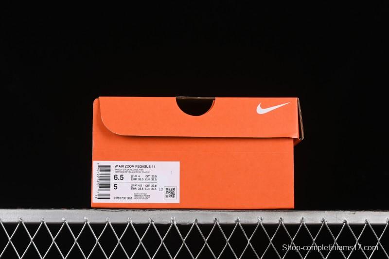 Nike Air Zoom Pegasus 41 Lightweight Breathable Mesh Running Shoes with Cushioned Support - HM3732-361