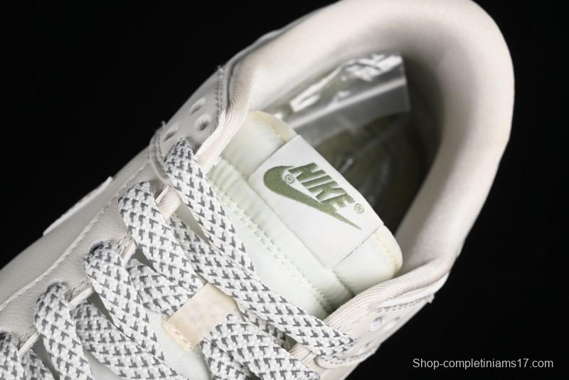 Nike SB Dunk Low Supreme Collaboration - Classic Beige Green Anniversary High-End Custom Low-Top Casual Skate Shoes - XX8888-002