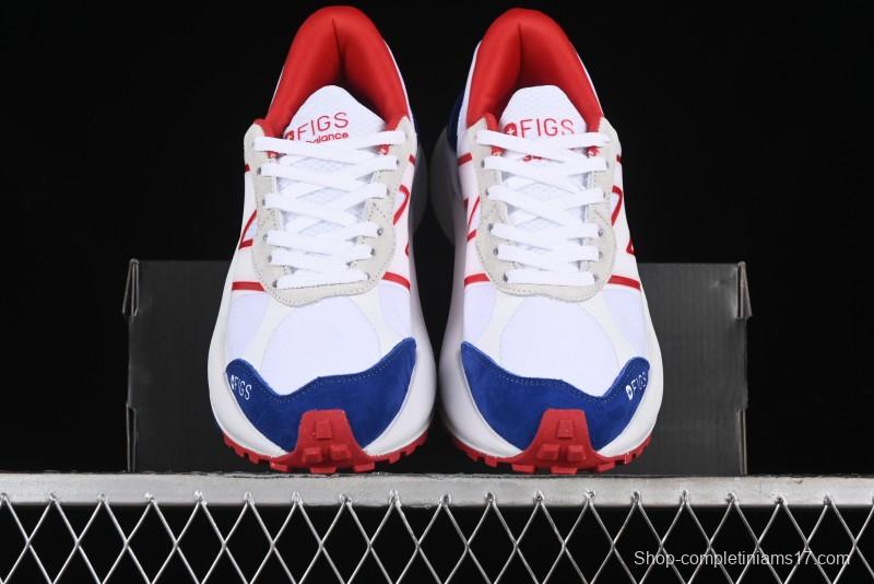 New Balance 3447 Series Retro Running Shoes with Textile and Leather Upper - U3447LA