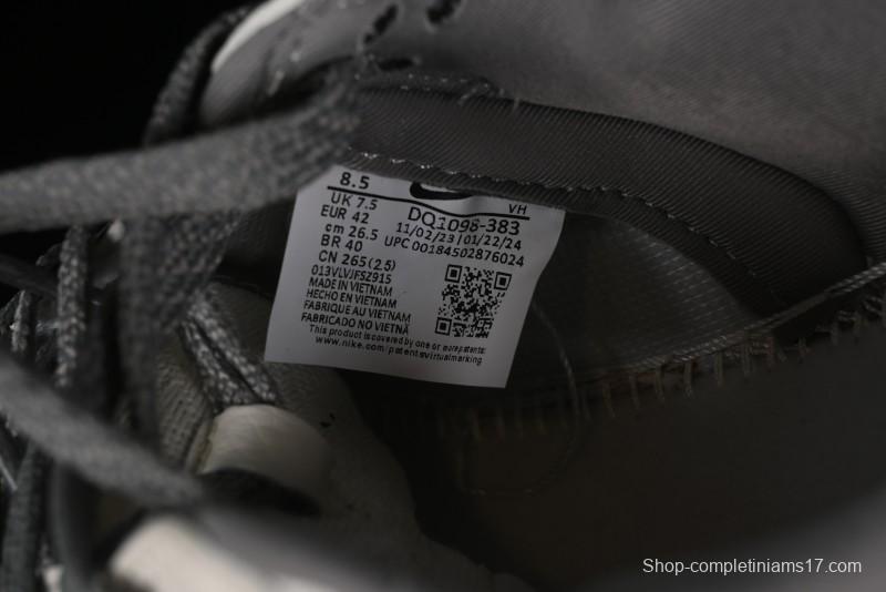 Nike SB Dunk Low Gucci Collaboration Anniversary High-End Custom Sneakers in Off-White & Dark Gray Swoosh - DQ1098-383