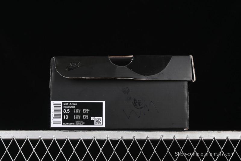 Nike Stussy Roshe Run LD-1000 Comfortable Versatile Non-Slip Durable Waffle Low-Top Casual Running Shoes - HM0950-001