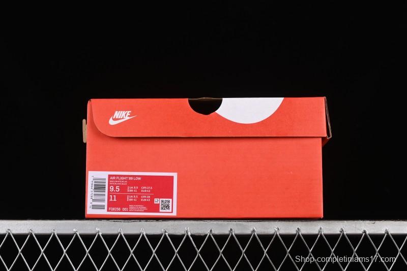 Nike Air Flight 89 Low Basketball Shoes with Air Cushion Technology - FQ8256-001
