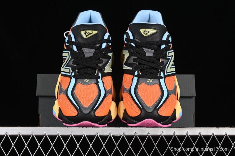 Joe Freshgoods x New Balance 9060 Retro Casual Running Sneakers with ABZORB Cushioning - U9060GB