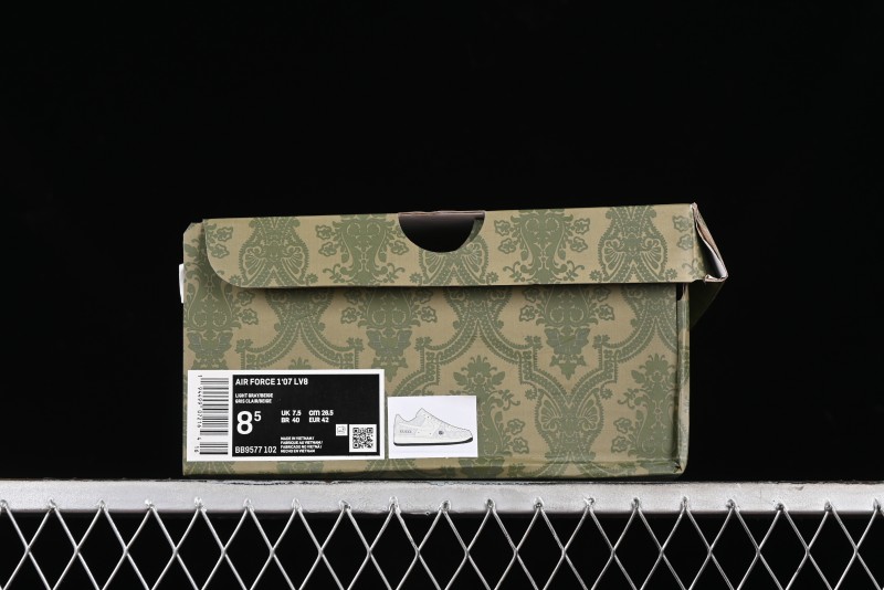 Nike Air Force 1 '07 Low Gucci Collaboration - Ash Grey Low-Top Casual Sneakers BB9577-102
