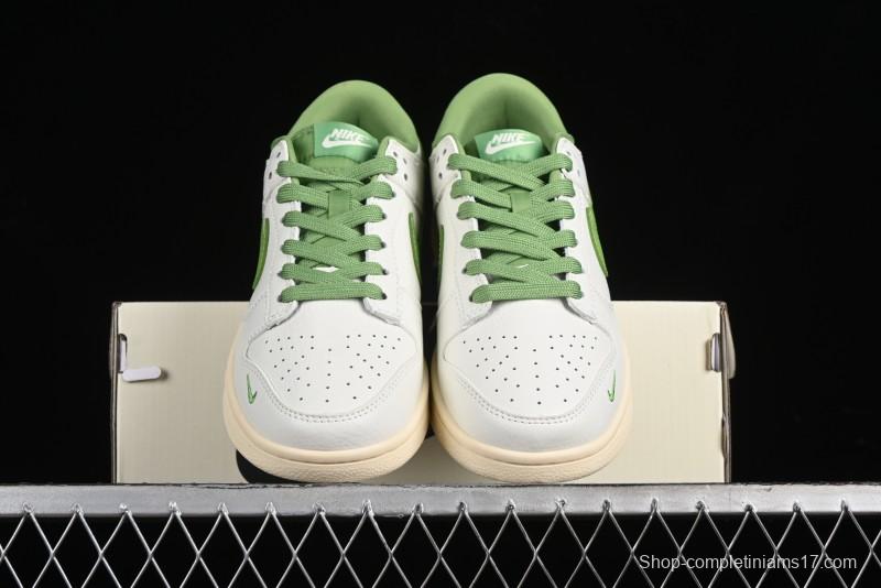 Nike SB Dunk Low Stone Island Collaboration - Spring Green Anniversary High-End Custom Low-Top Casual Sneakers - XB3802-348