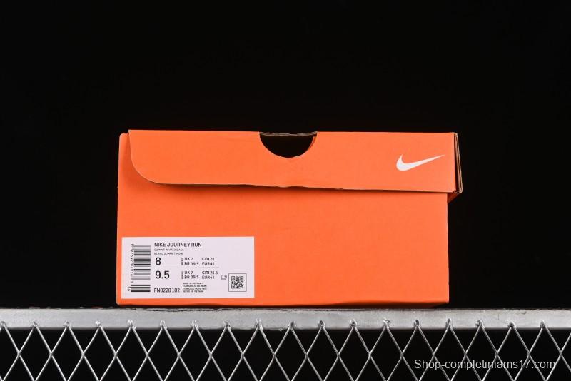 Nike Journey Run 2024 Low-Top Casual Running Shoes with Shock Absorption Anti-Slip and Wear-Resistant Design - FN0228-102