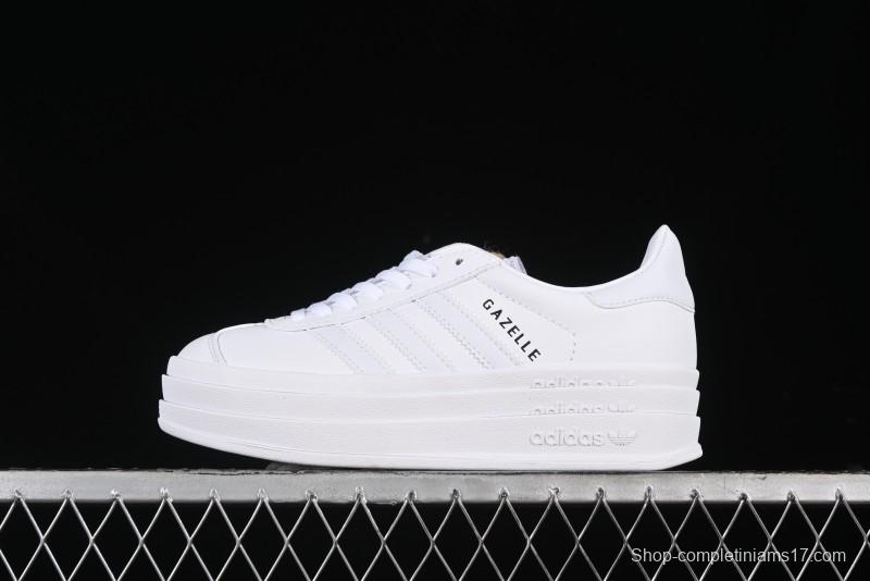 Adidas Originals Gazelle Bold IE5130 Low-Top Sneakers with Thick Sole for Casual Wear, Slip-Resistant and Durable - IE5130