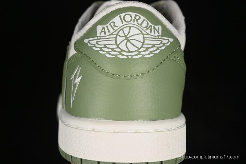 Nike Travis Scott x Fragment Design x Air Jordan 1 Low OG SP AJ1 Low Top Casual Sneakers - DM7866-019