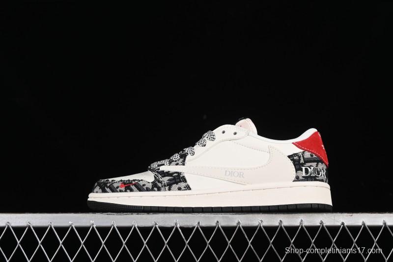 Nike Travis Scott x Fragment Design x Air Jordan 1 Low OG SP AJ1 - XY2688-108