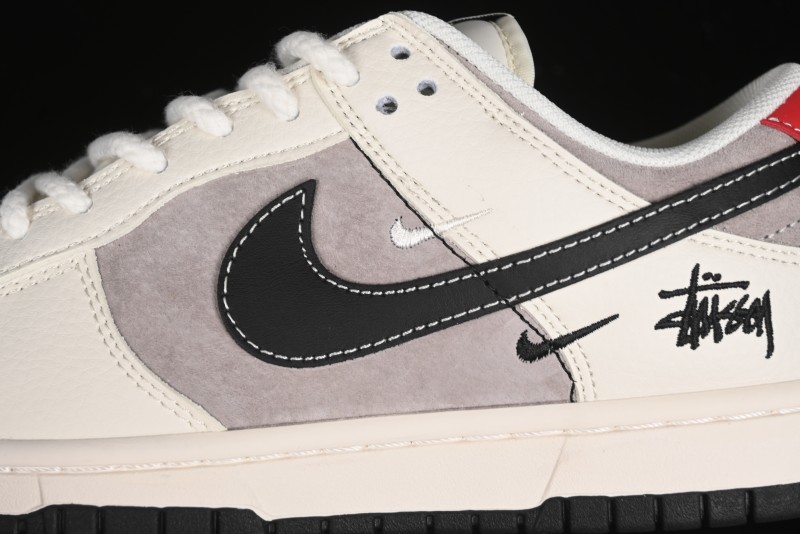 Nike SB Dunk Low Stussy Anniversary Edition Customized Low-Top Casual Skate Shoes - SJ1089-001