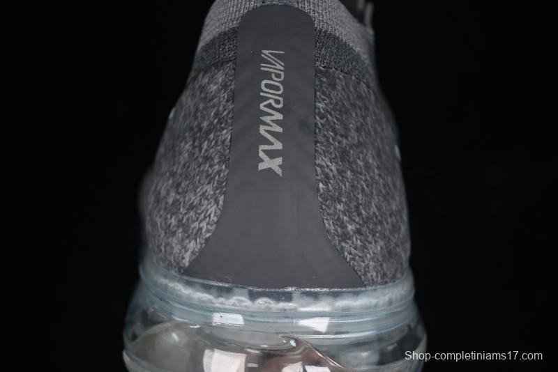 Nike Vapormax Flyknit Breathable Casual Running Shoes with Full-Length Air Cushion - 849557-002