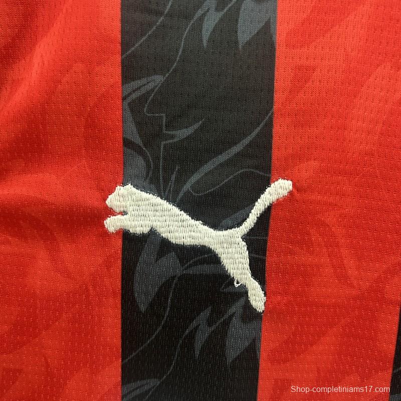 25/26 Kids AC Milan Home Size 16-28 Jersey