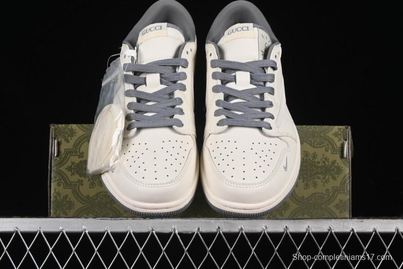 Nike Travis Scott x Fragment Design x Air Jordan 1 Low OG SP AJ1 Low Top Casual Sneakers - DM6688-607