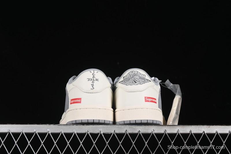 Nike Travis Scott x Fragment Design x Air Jordan 1 Low OG SP AJ1 Supreme Collaboration - XZ1168-003