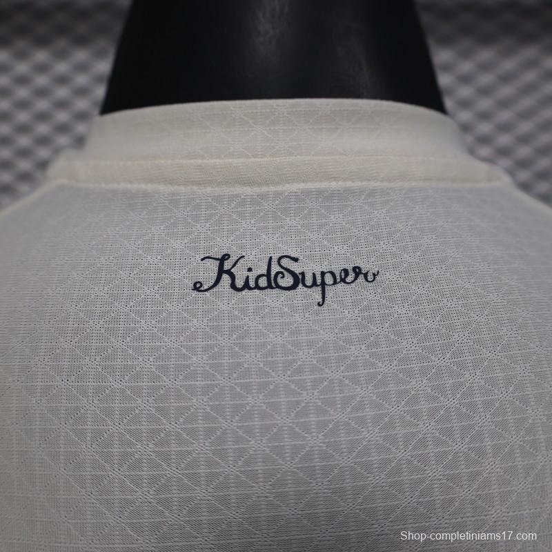 Player Version 25/26 Al Hilal White with Gold Stripes Jersey