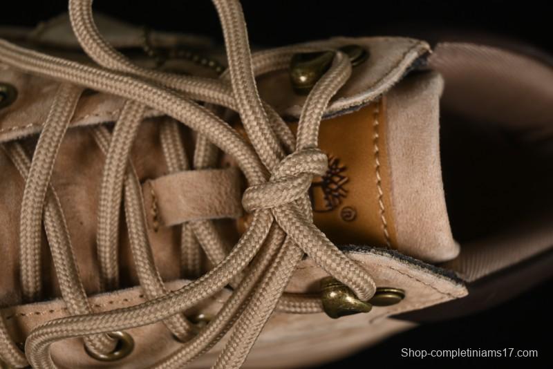 Timberland Outdoor Mid-Top Casual Martin Boots with Premium Suede Leather and Anti-Odor Insole - TB10059SAND