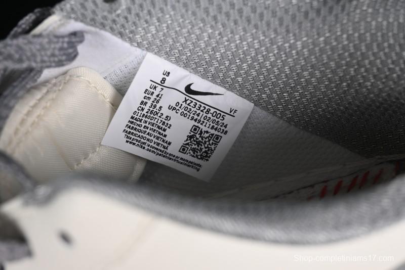 Nike Air Force 1 '07 Low Stussy Collaboration - Brushed Grey Low-Top Casual Sneakers - XZ3328-005