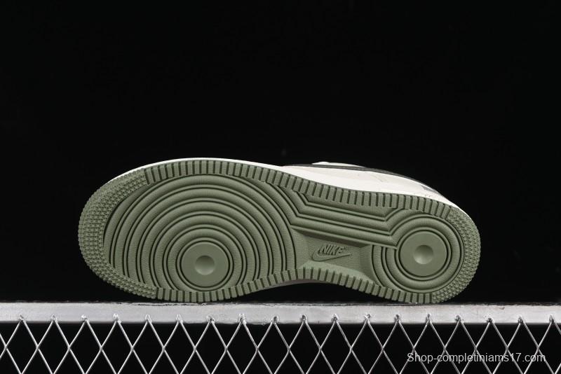 Nike Air Force 1 '07 Low QR Code Military Green Starry Sky Casual Sneakers - CU1836-966