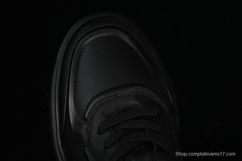 Ecco Street ACE Series Autumn New Retro Fashion Genuine Leather Platform Casual Sneakers - 63336101001