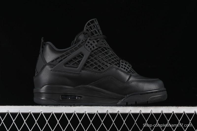 Nike Air Jordan 4 Retro Basketball Shoes with Mesh Design - FV7251-001