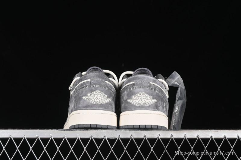 Nike Air Jordan 1 Low Retro Basketball Shoes with Custom Bear Collaboration - SJ9950-018