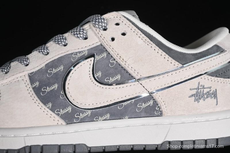Nike SB Dunk Low Stussy Anniversary Edition Premium Custom Low-Top Casual Sneakers - XX2025-578