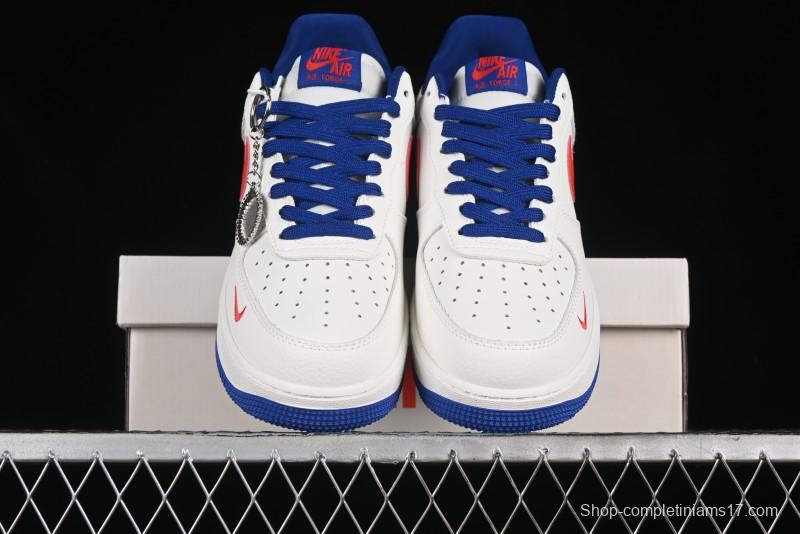 Nike Air Force 1 '07 Low Champion Collaboration - Blue White Red Low-Top Casual Sneakers - KK1988-002
