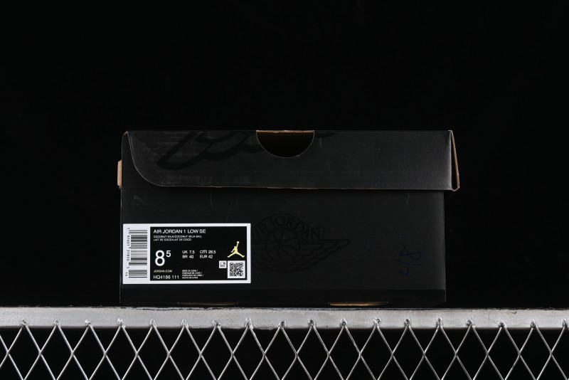 Nike Air Jordan 1 Low OG AJ1 White Brown Low Top Casual Basketball Shoes - HQ4186-111