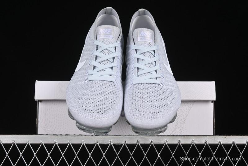 Nike Vapormax Flyknit Breathable Casual Running Shoes with Full-Length Air Cushion - 849558-100