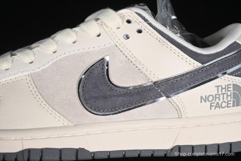 Nike SB Dunk Low The North Face Collaboration - Anniversary High-End Customized Low-Top Casual Skate Shoes - DQ1098-513