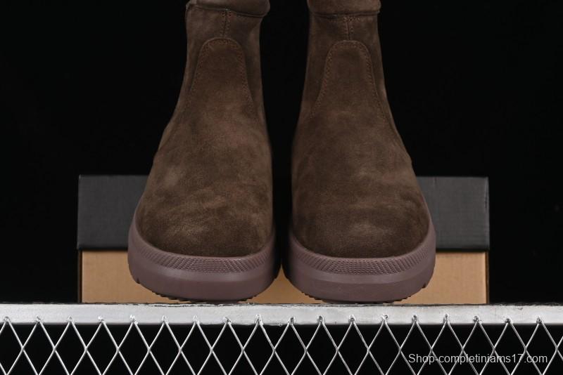 UGG Burleigh Chelsea Winter Boots for Men with Lightweight Anti-Slip Sole and Genuine Wool Leather - 1152050