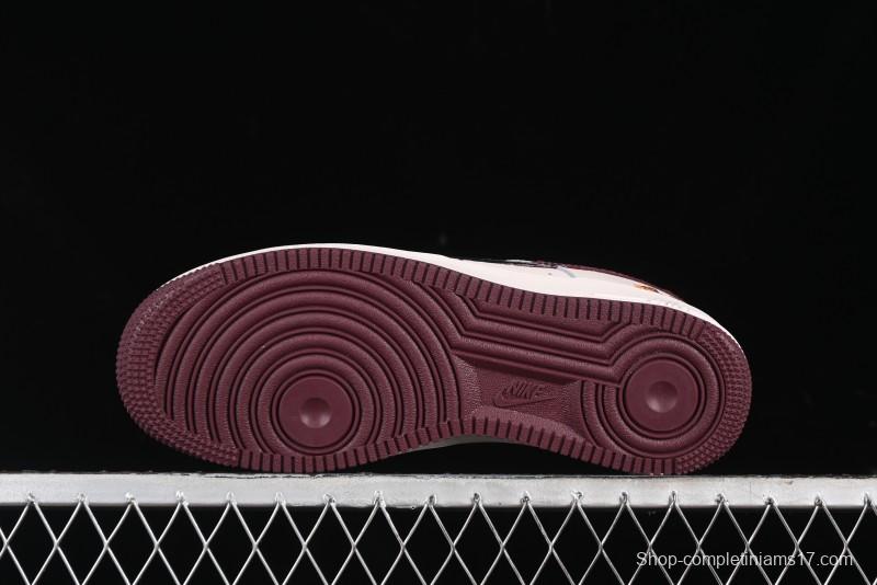 Nike Air Force 1'07 Low "Pumpkin Head" Halloween Themed Casual Sneakers - XL2321-888