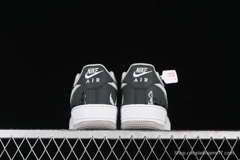 Nike Air Force 1 '07 Low "Venom Ⅱ" Marvel Series Casual Sneakers - CW6718-777