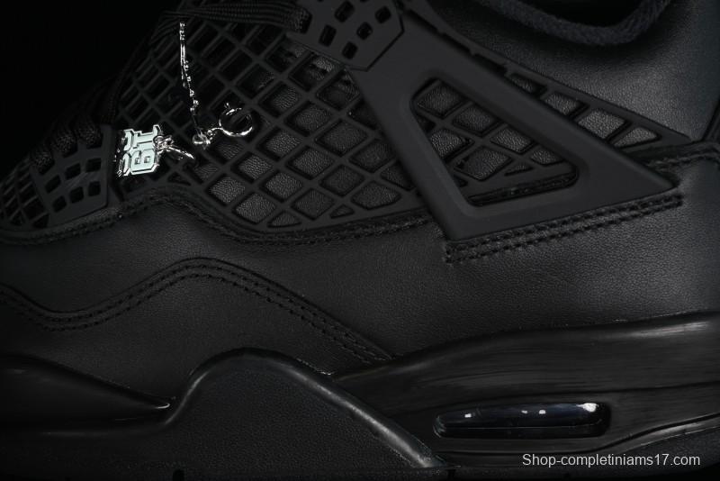 Nike Air Jordan 4 Retro Basketball Shoes with Mesh Design - FV7251-001