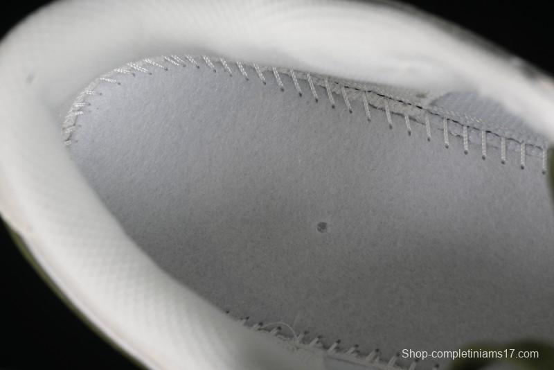 Nike SB Dunk Low Supreme Collaboration - Double Swoosh Beige Dark Green Anniversary High-End Custom Low-Top Casual Skate Shoes - XX2025-689