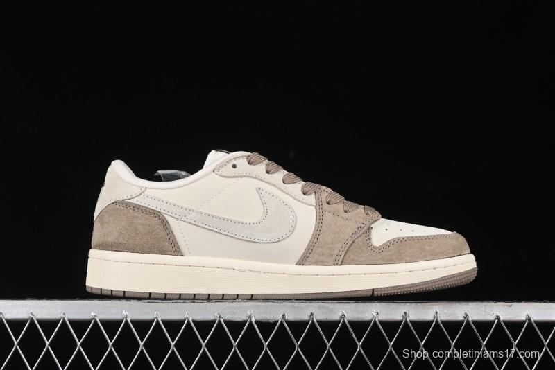 Nike Travis Scott x Fragment Design x Air Jordan 1 Low OG SP AJ1 Retro Sneakers - JH6089-001
