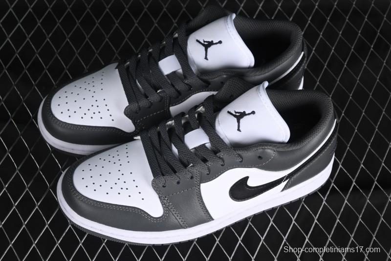 Nike Air Jordan 1 Low Iron Grey Casual Sneakers - 553558-152