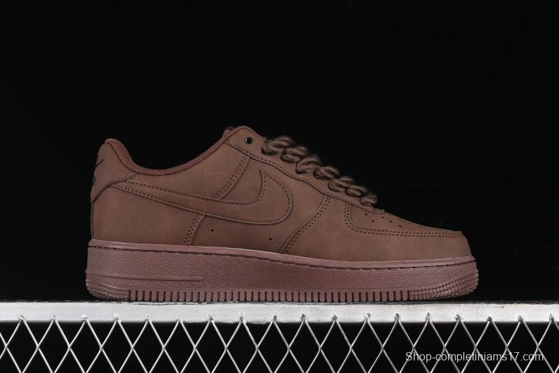 Nike Air Force 1 '07 Low Customized Hemp Rope Casual Sneakers - CW2288-111