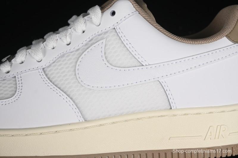 Nike Air Force 1 '07 Low Casual Sneakers with Full-Length Air Cushion - FZ5225-100
