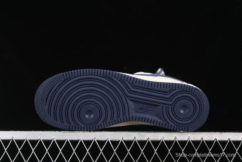 Nike Air Force 1 '07 Low The North Face Collaboration - White Blue Red Casual Sneakers - XZ6188-016