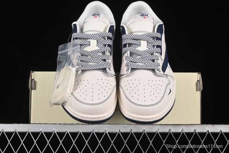 Nike Travis Scott x Fragment Design x Air Jordan 1 Low OG SP AJ1 Retro Sneakers - XZ3398-001