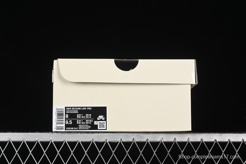 Nike SB Dunk Low Dior Collection - Beige Grey Blue Hook Anniversary High-End Custom Low-Top Casual Sneakers - XD6188-042