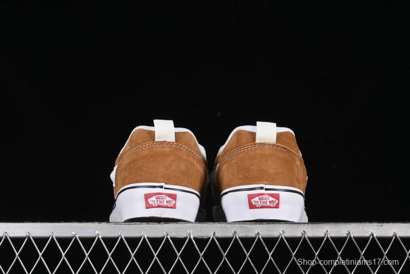 Vans Classics Knu Skool Retro Sneakers with Enlarged Toe and Thickened Trim - VN000CS0BR0