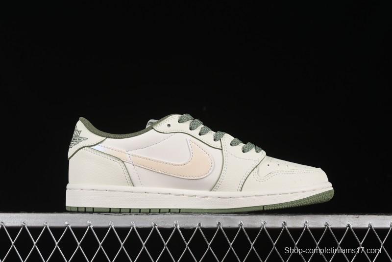 Nike Travis Scott x Fragment Design x Air Jordan 1 Low OG SP AJ1 Retro Sneakers - DM7866-017