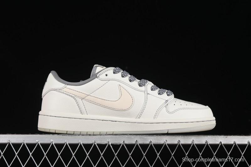 Nike Travis Scott x Fragment Design x Air Jordan 1 Low OG SP AJ1 Supreme Collaboration - CH6336-011